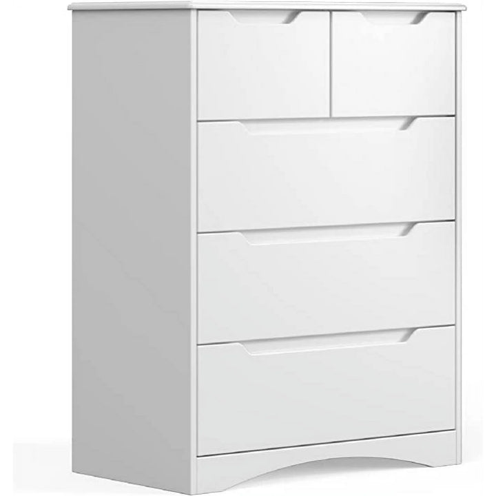 Lofka 5 Drawers Dresser Storage Living Room Cabinet Stand