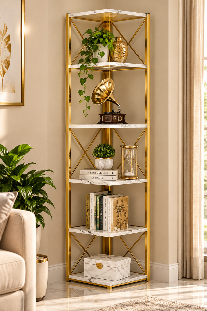 Plinth Bookcase Storage Organizer Rack