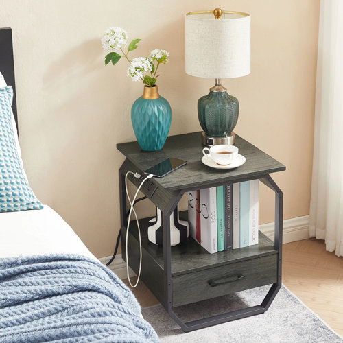 Hexi Bedside End Table - waseeh.com