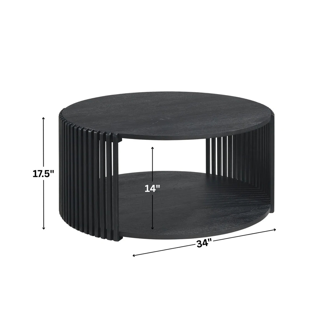 Estie Round Living Lounge Center Coffee Table