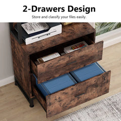 Kazoraa Living Lounge Office Storage Organizre Bookcase Drawer Lock Rack