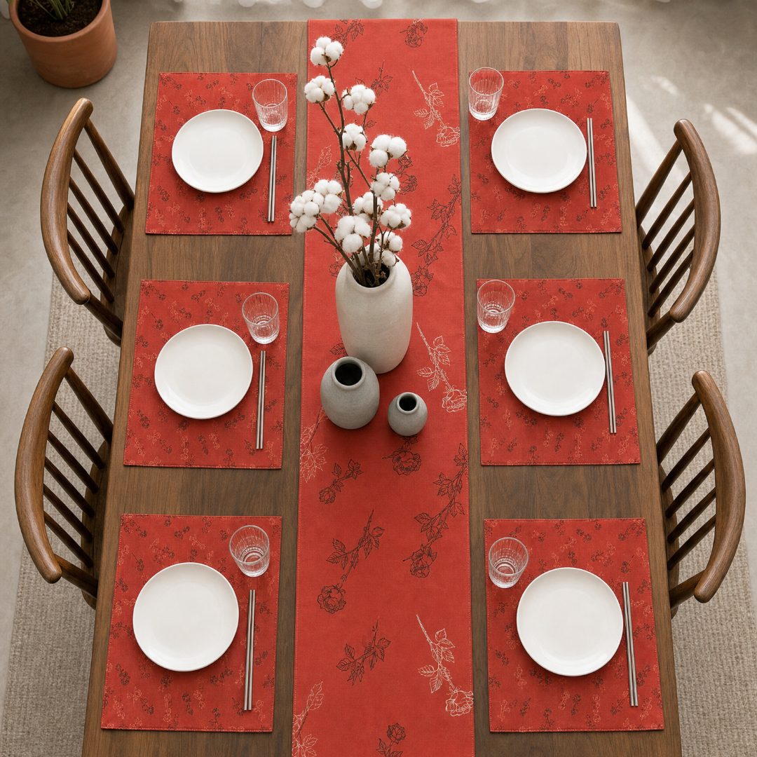 Avenelle Table Runner &amp; Mats Set