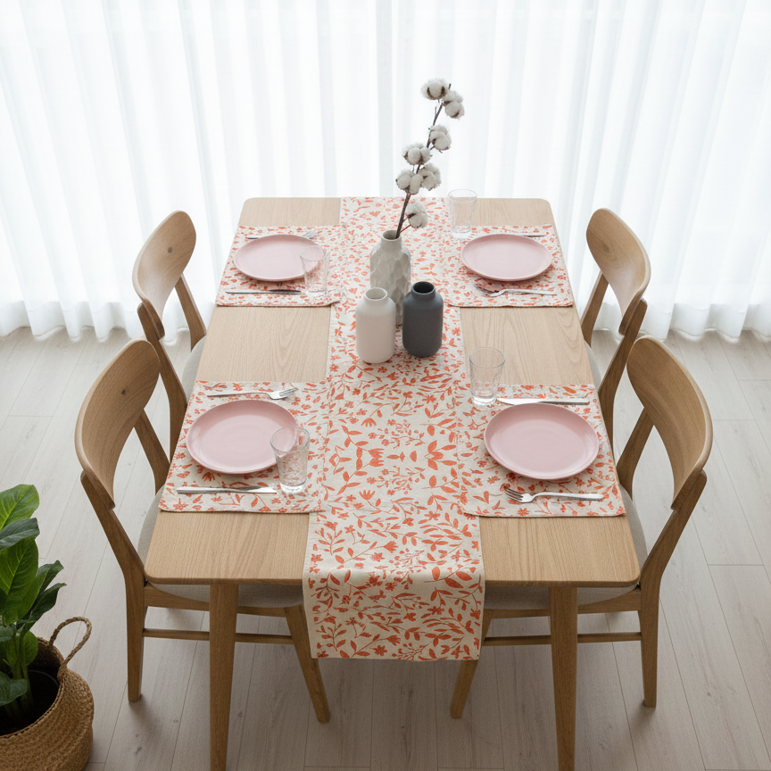 Calyra Table Runner &amp; Mats Set