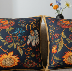 Midnight Botanical Cushion Cover Pack of 2