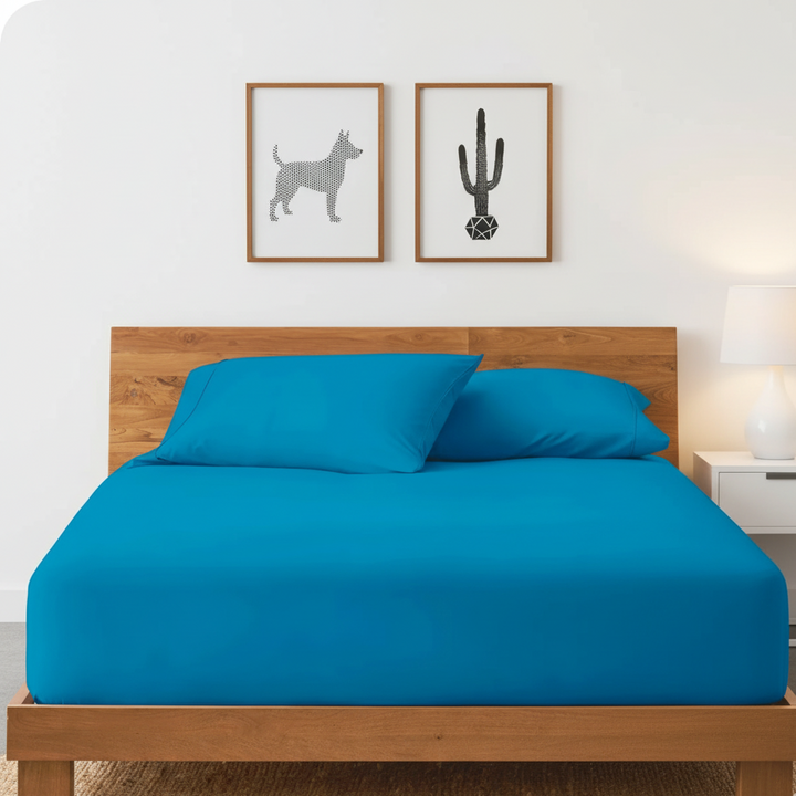 Azoria Tribal Cotton Fitted Bed Sheets (Set of 3)