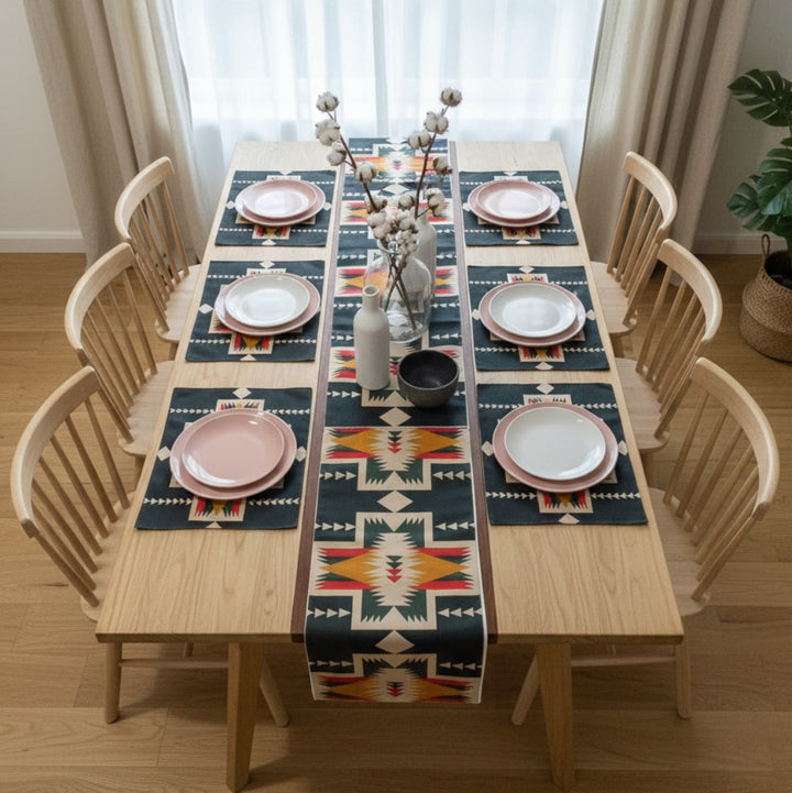 Lumirae Table Runner &amp; Mats Set | Home Décor | Waseeh Pakistan