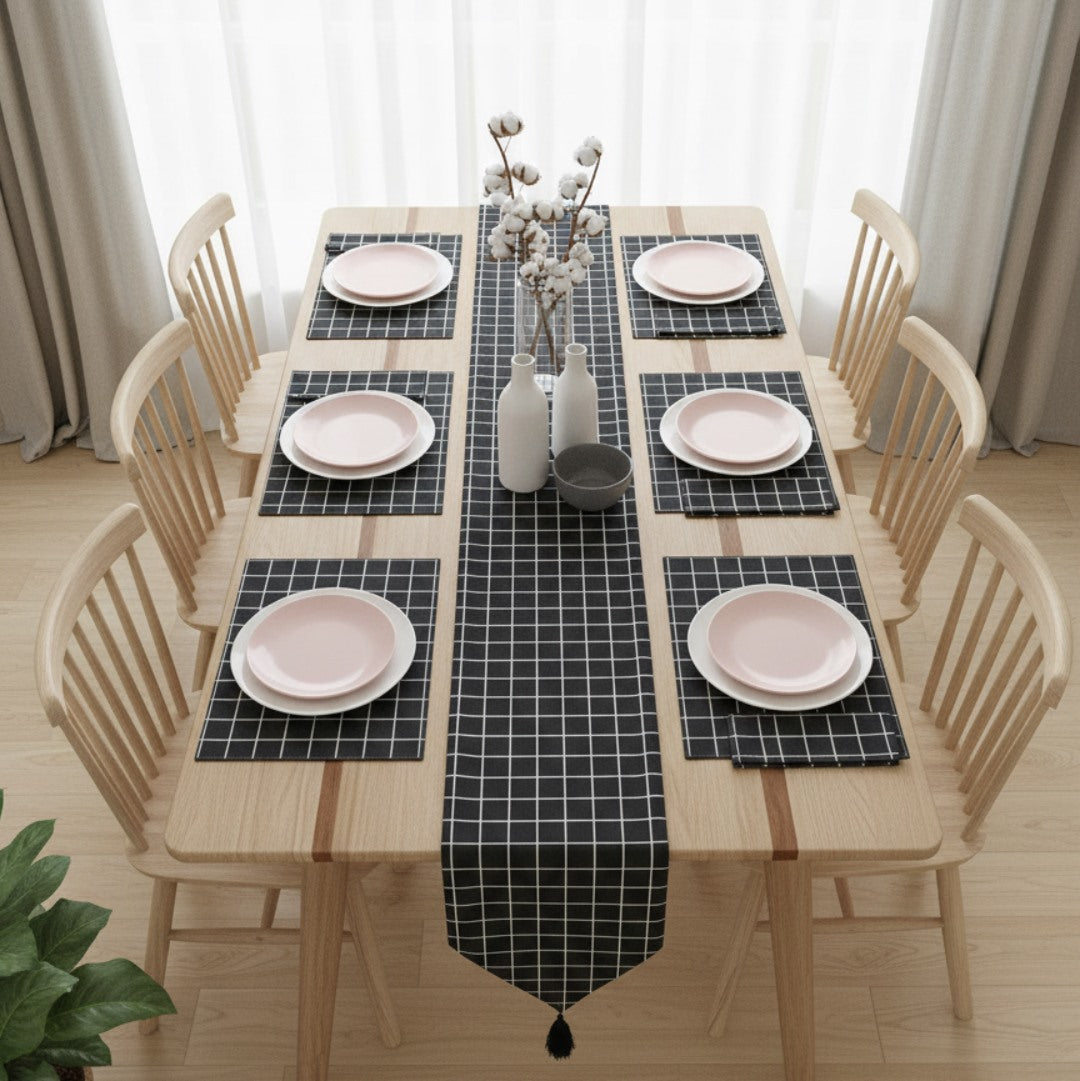Lumirae Table Runner &amp; Mats Set | Home Décor | Waseeh Pakistan