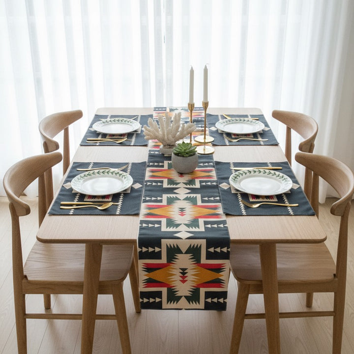Lumirae Table Runner &amp; Mats Set | Home Décor | Waseeh Pakistan
