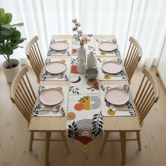 Orlena Table Runner & Mats Set