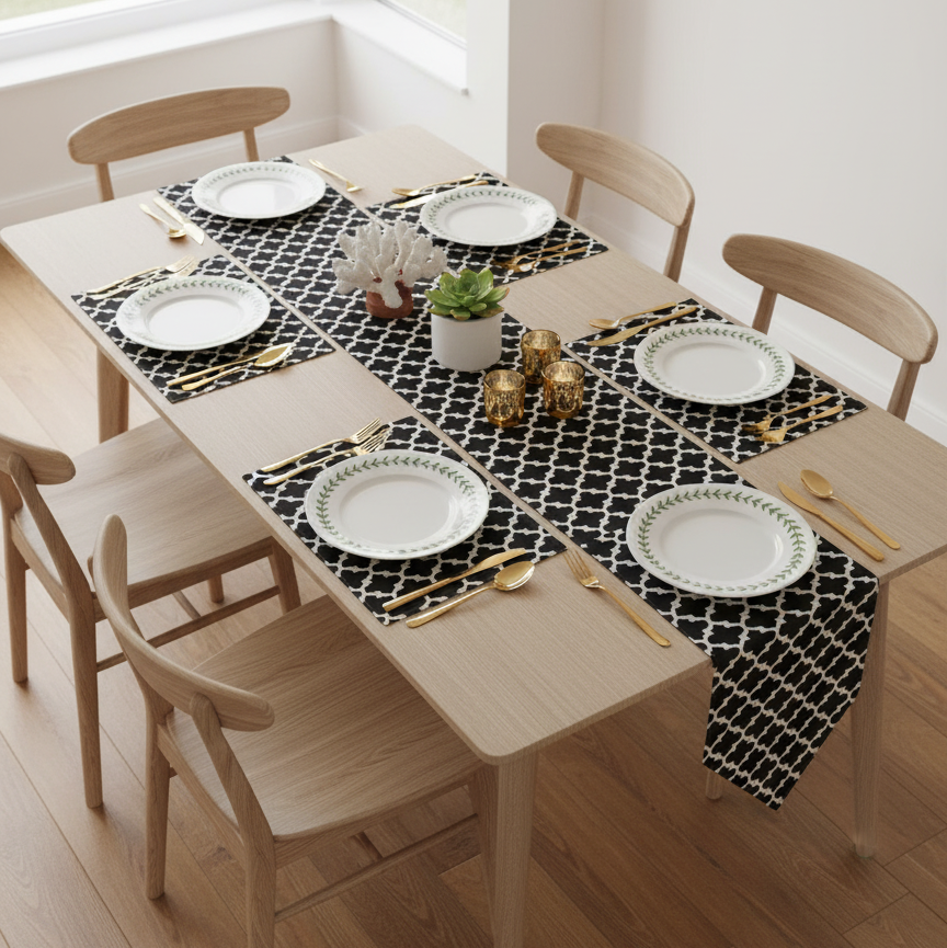 Nuvelle Table Runner &amp; Mats Sets