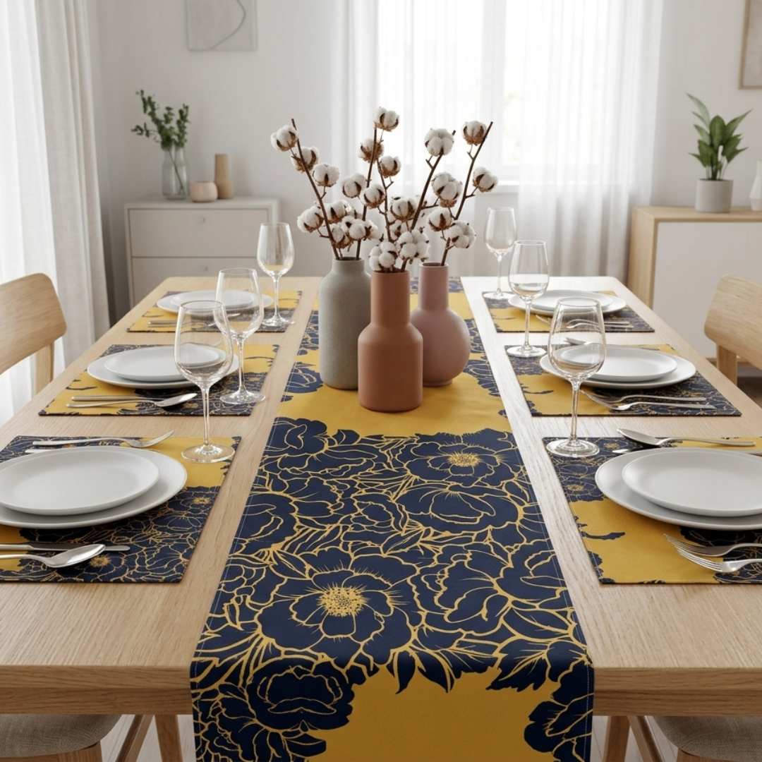 Mirielle Table Runner &amp; Mats Set
