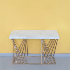 Luxury Villow Entryway Lounge Living Room Console Table (Marble)