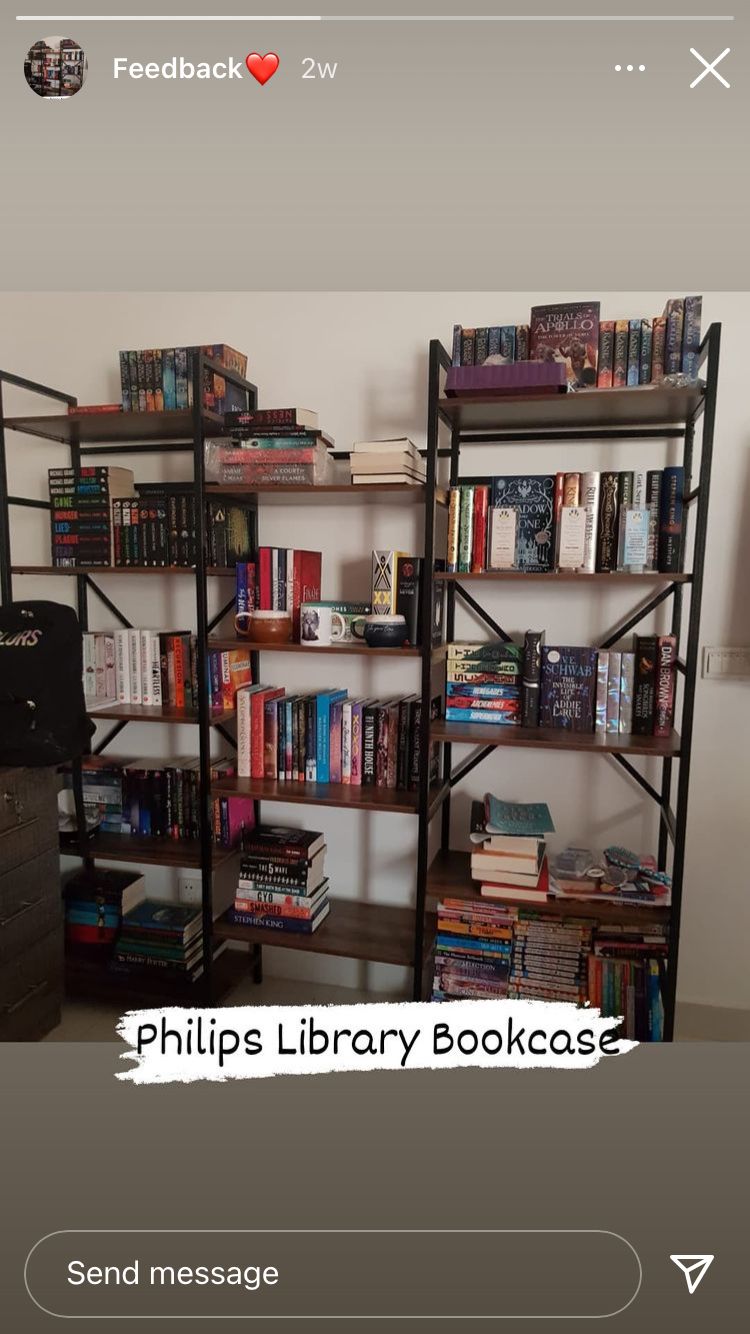 Philip Library Living Drawing Room Bookcase Rack