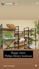 Philip Library Living Drawing Room Bookcase Rack