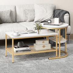 Javarrius Living Lounge Nesting Coffee Center Table