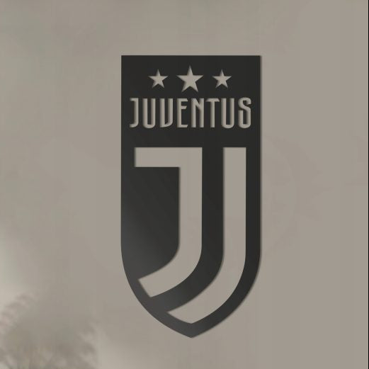 Juventus Club Inspired - Football Logo Wall Hanging Frame Decor