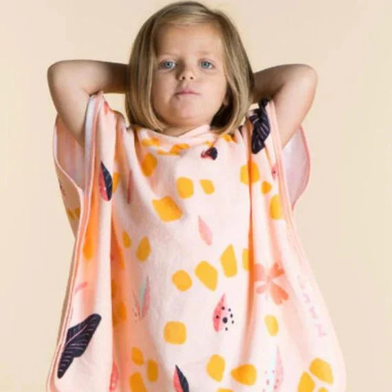 Elunara Kids Wearing Poncho