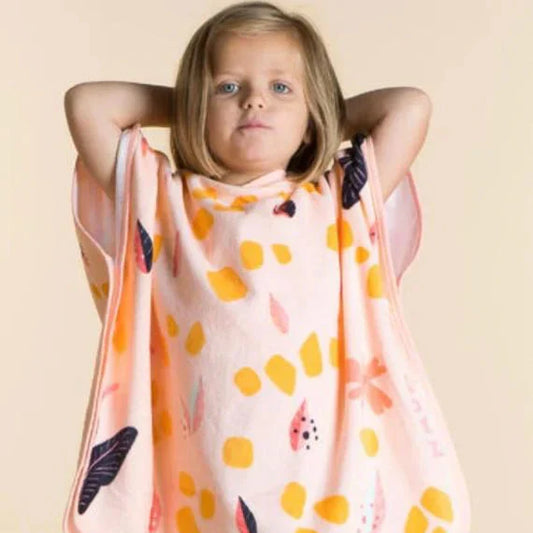 Elunara Kids Wearing Poncho