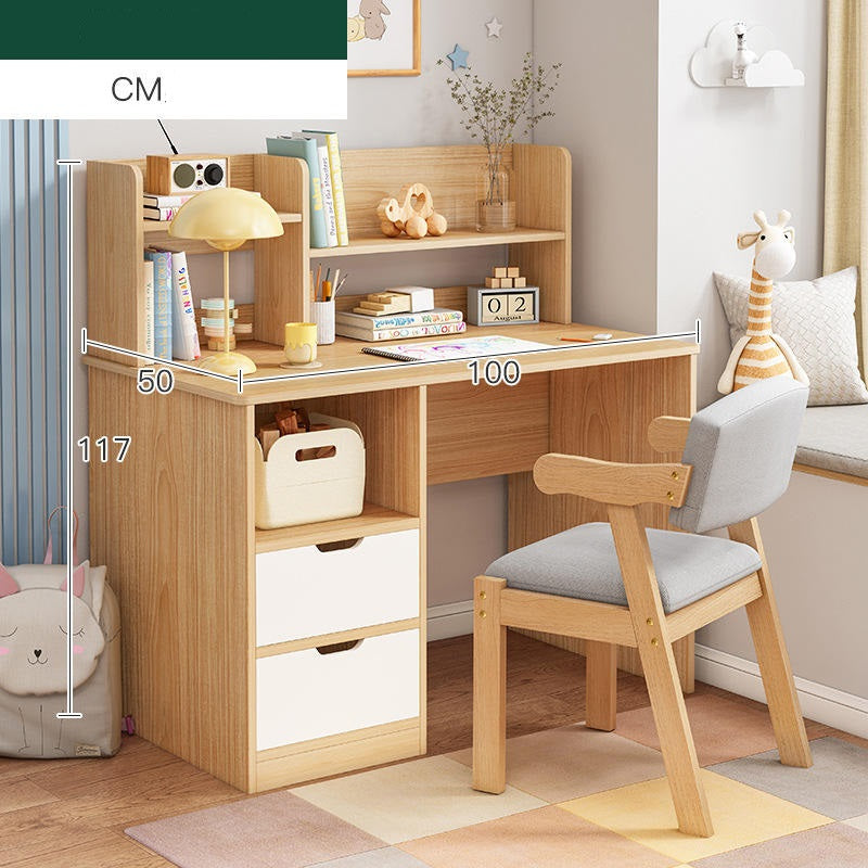 Scandi Kids Bedroom Bookselve Study Work Desk –