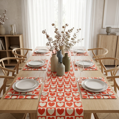 Mini Heart Box Table runner with Mats