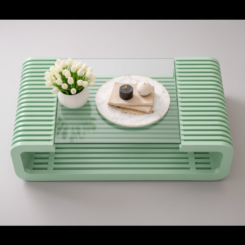 Horizon Lines Living Lounge Coffee Center Table