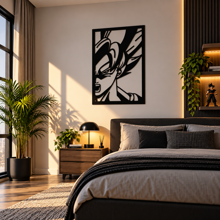 Dragon Ball Z Inspired - Goku Anime Wall Hanging Frame Decor