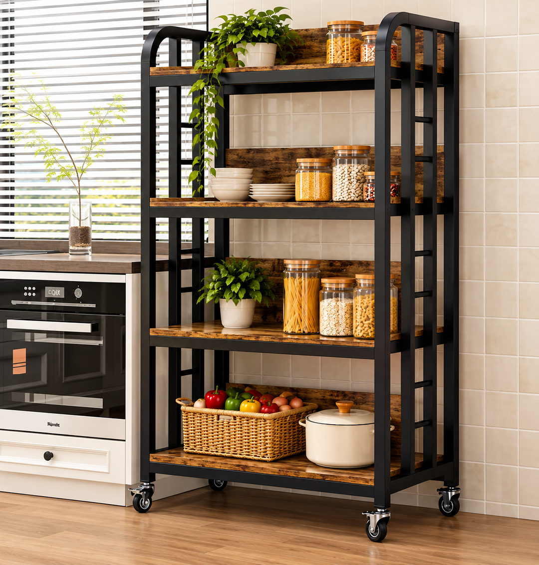 Tesora 4-Tier Kitchen Baker&