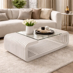 Horizon Lines Living Lounge Coffee Center Table