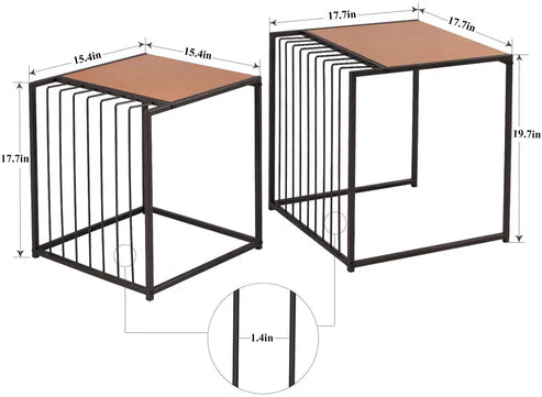 Urcha Living Lounge Center Coffee Serving Sofa Side Nesting Tables
