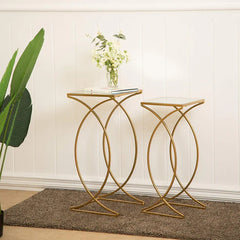Saske Lounge Center Coffee Serving Sofa Side Nesting Tables