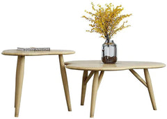 The Petal Living Lounge Center Coffee Serving Nesting Tables