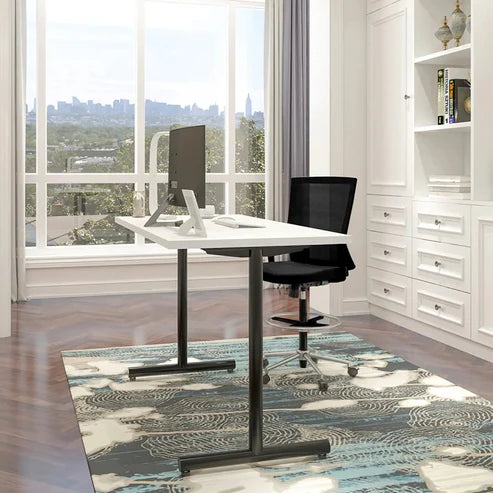 Honziee Home Office Work Writing Study Computer Laptop Sturdy Desk Table