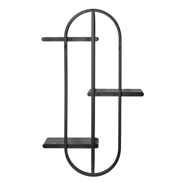 Ragena Living Lounge Wall Mounted Oval Tiered Floating Shelve