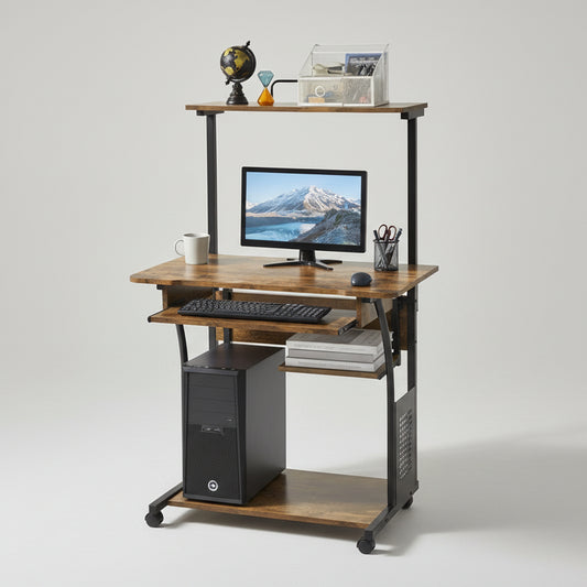 Rosita Multiple Layer Computer Desk - waseeh.com