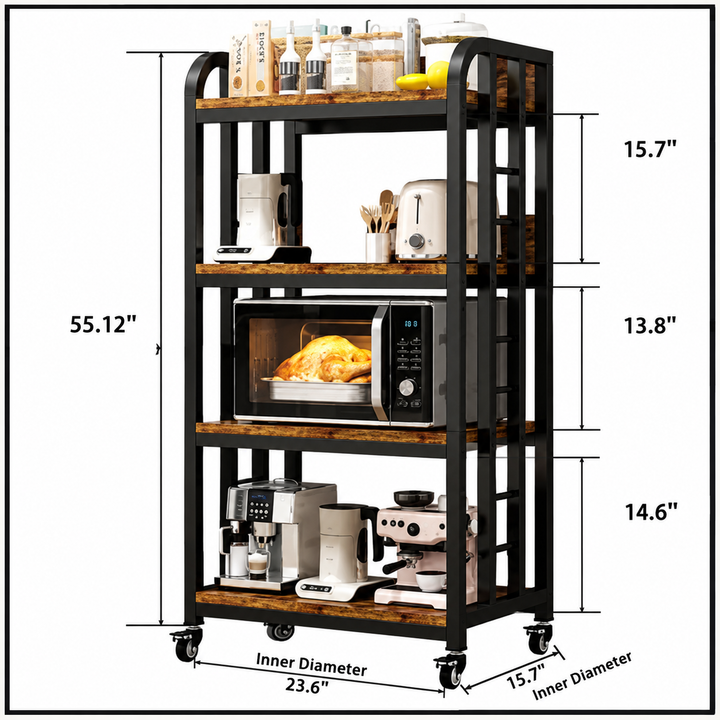 Tesora 4-Tier Kitchen Baker&