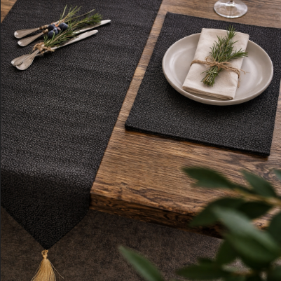 Avenia Table Runner &amp; Mats Set (Shanghai Fabric)