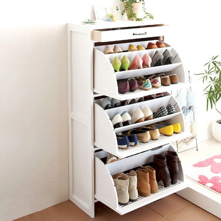 In Pakistan Shoe Rack Online Shopping Tier Rolling Door Wooden