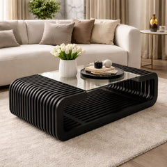 Horizon Lines Living Lounge Coffee Center Table