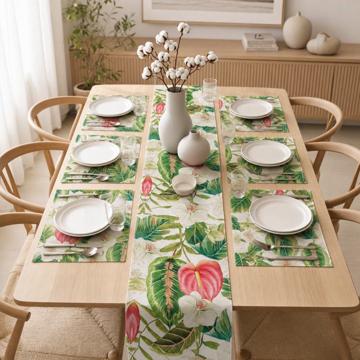 Avenelle Table Runner &amp; Mats Set