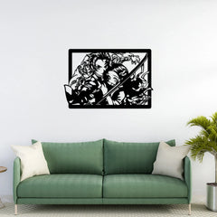 Anime Demon Slayer - Tanjiro & Nezuko Inspired Wall Frame Decor