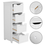 Neoteric Bathroom Kitchen Four Drawer Storage Cabinet Organizer