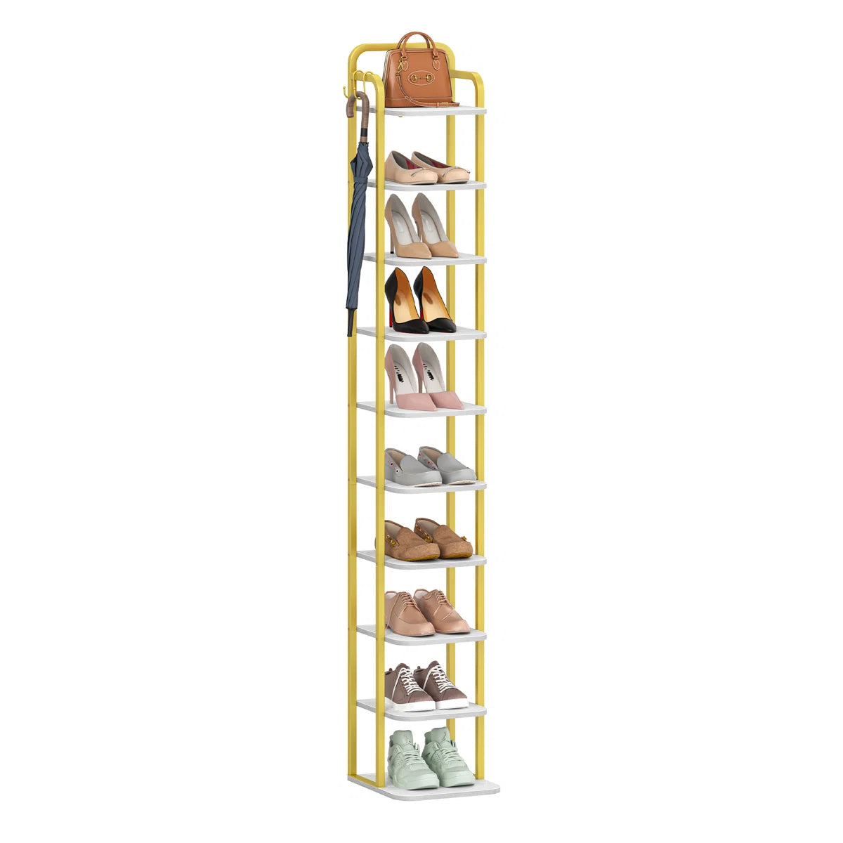 Roduct Shoe Organizer Standing Vertical Rack