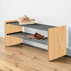 Burnt Anton Shoe Storage Organizer Rack
