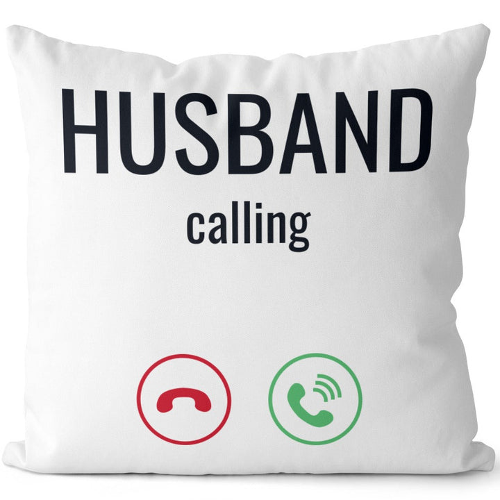 Loomiee Husband Calling Cushion Covers (Set of 2)