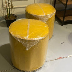 Ottoman Paper Living Lounge Stools (Pair) - waseeh.com