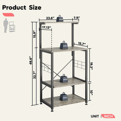 Bipartite Oven Spice Cutlery Storage Organizer Kitchen Bakers Rack - waseeh.com