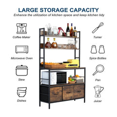 Ruperto Baker's Microwave Spice Cutlery Organizer Storage Rack Decor - waseeh.com