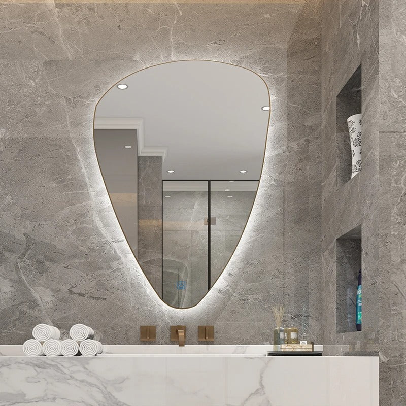 Espelho Wall Mounted Hanging Bath Bedroom Mirror Decor - waseeh.com