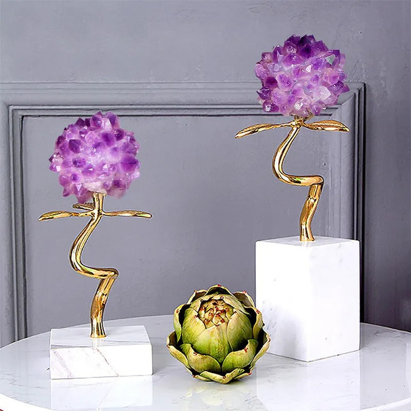 Pearl Flower Sculpture Decor - waseeh.com