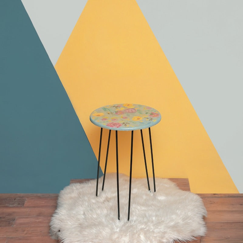 Spring Buzz Living Lounge Bedroom Hairpin Side Center Table - waseeh.com